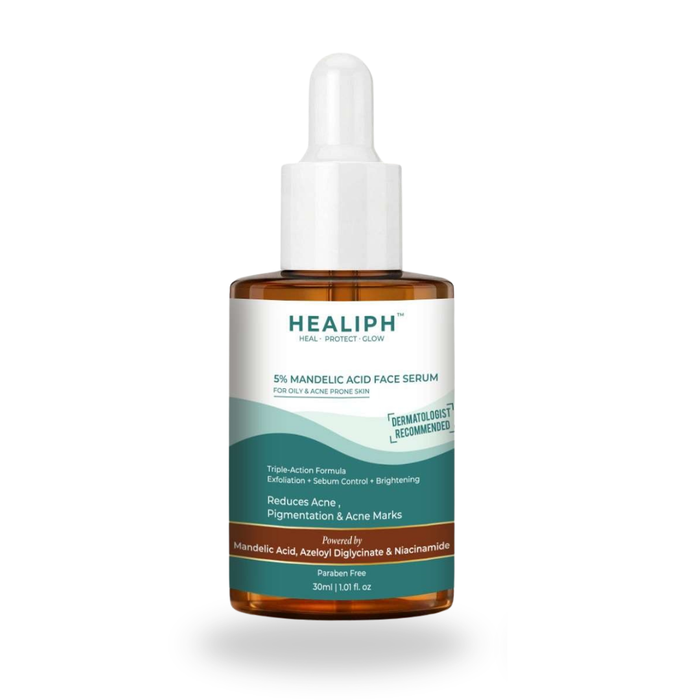 5% mandelic acid face serum- Reduces acne, pigmentation, acne marks