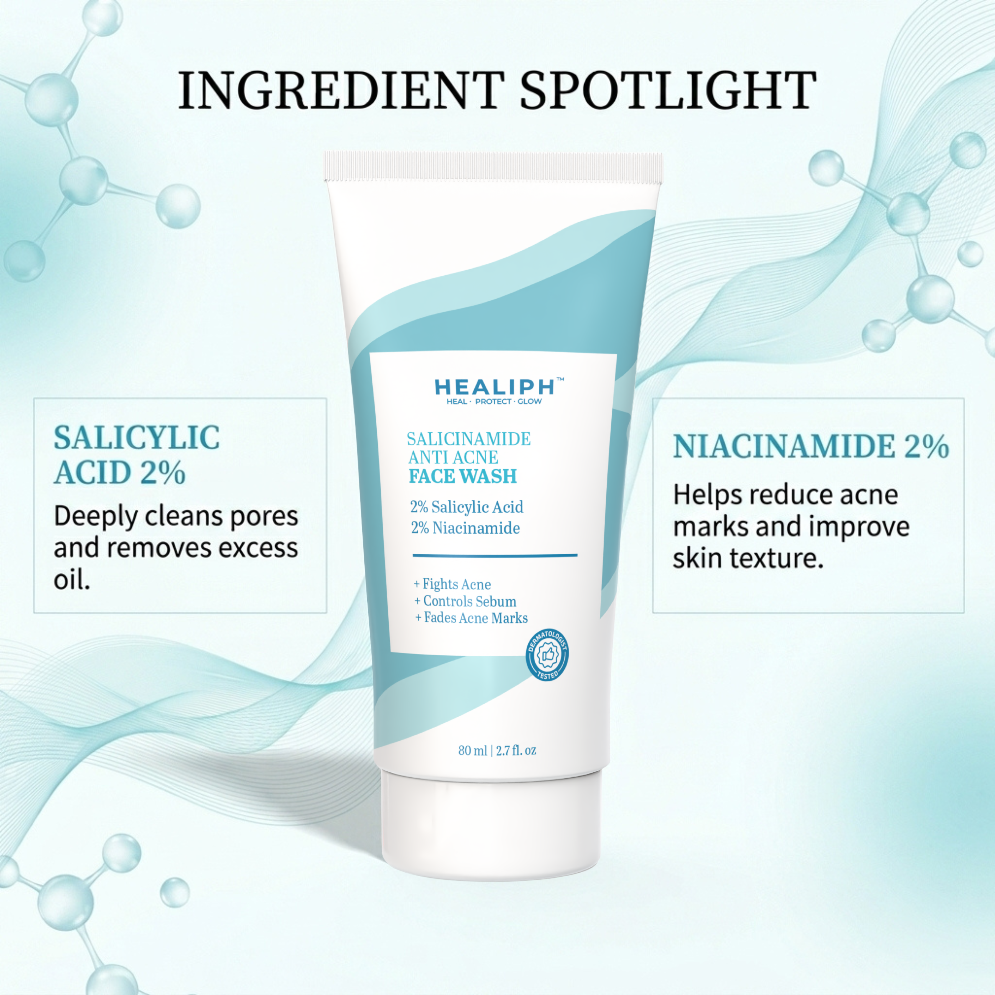 Salicinamide Anti Acne Face Wash