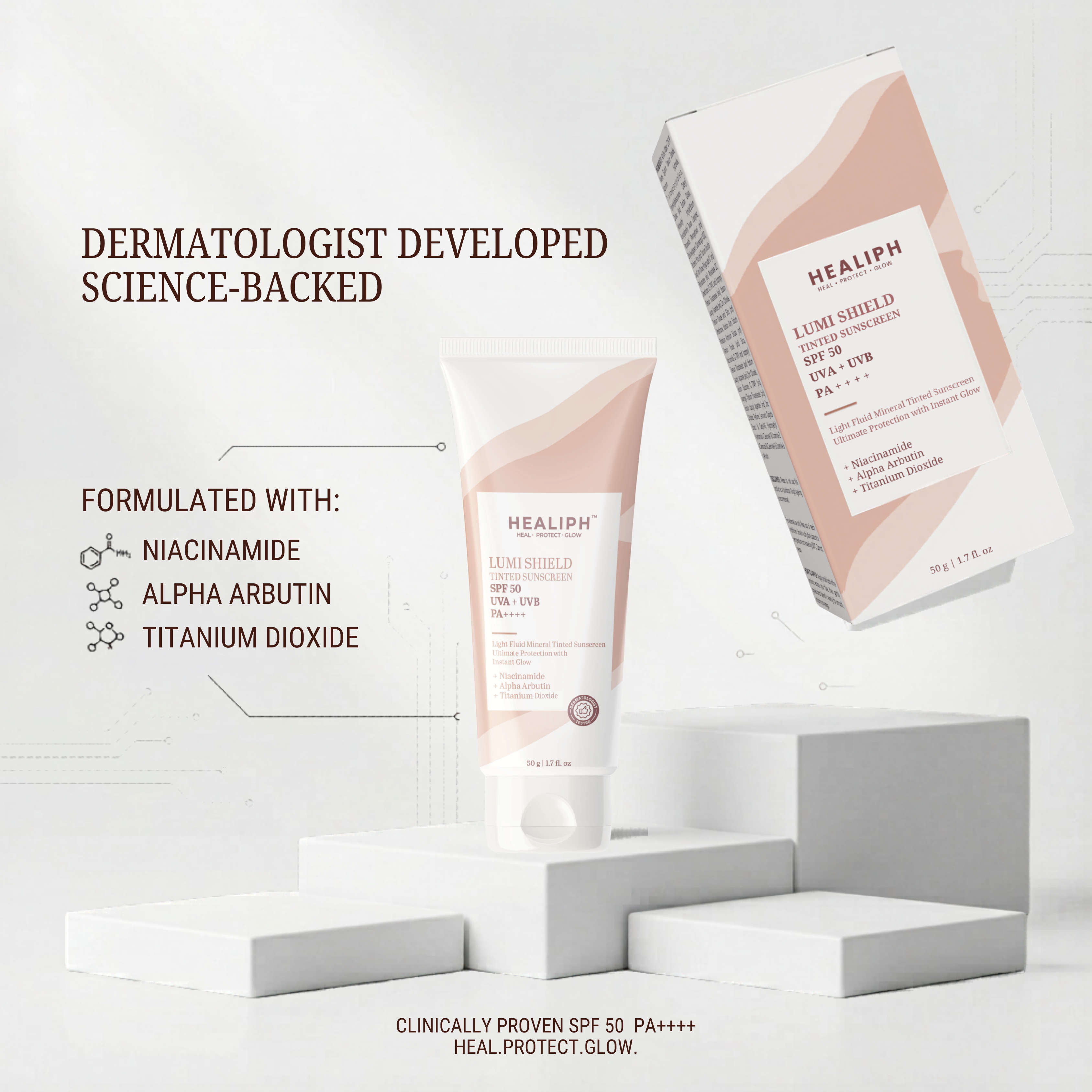 Lumi Shield Tinted Sunscreen SPF 50