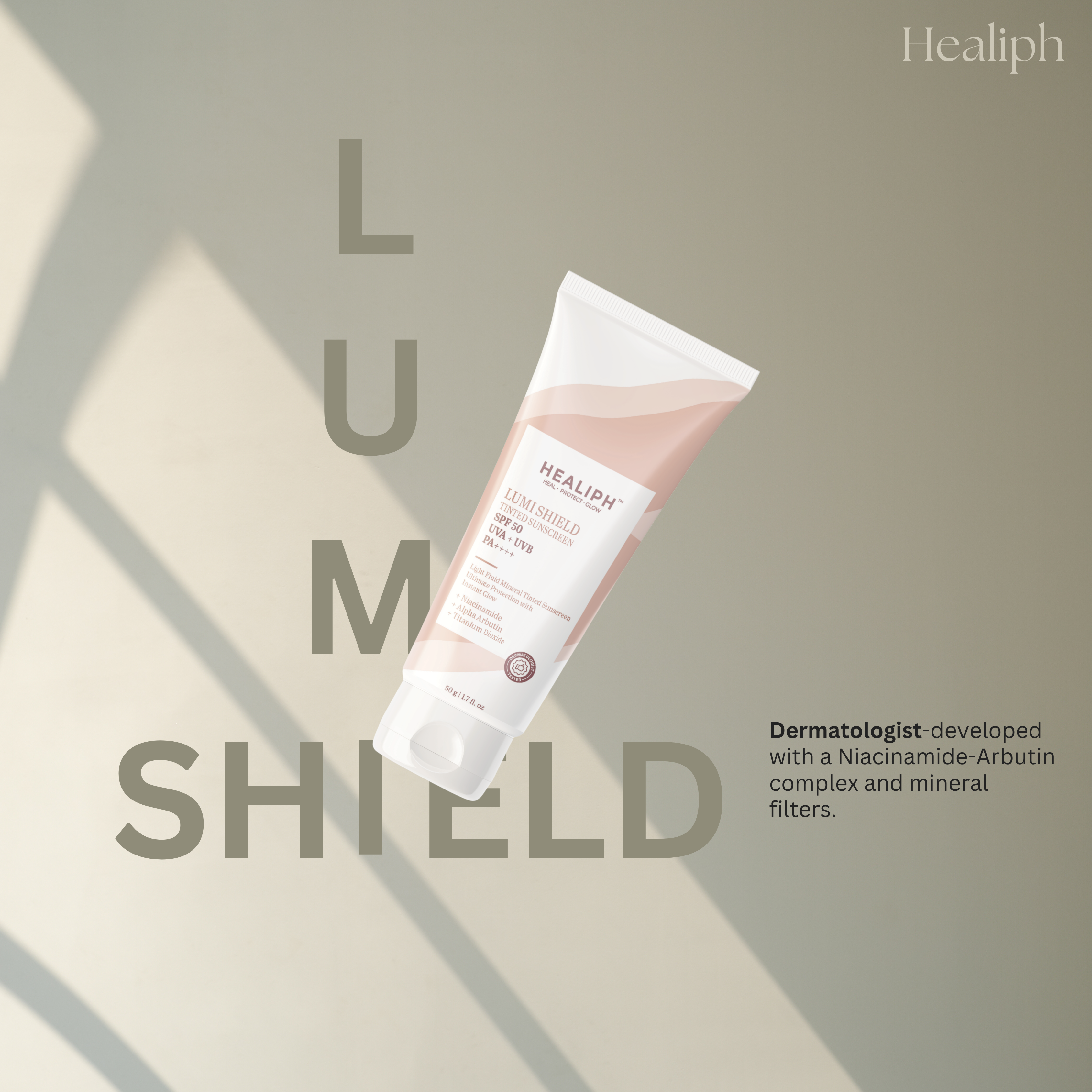 Lumi Shield Tinted Sunscreen SPF 50